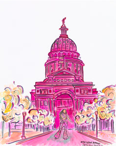 SMALL (10 x 12)#txlege, Barbie Edition Print