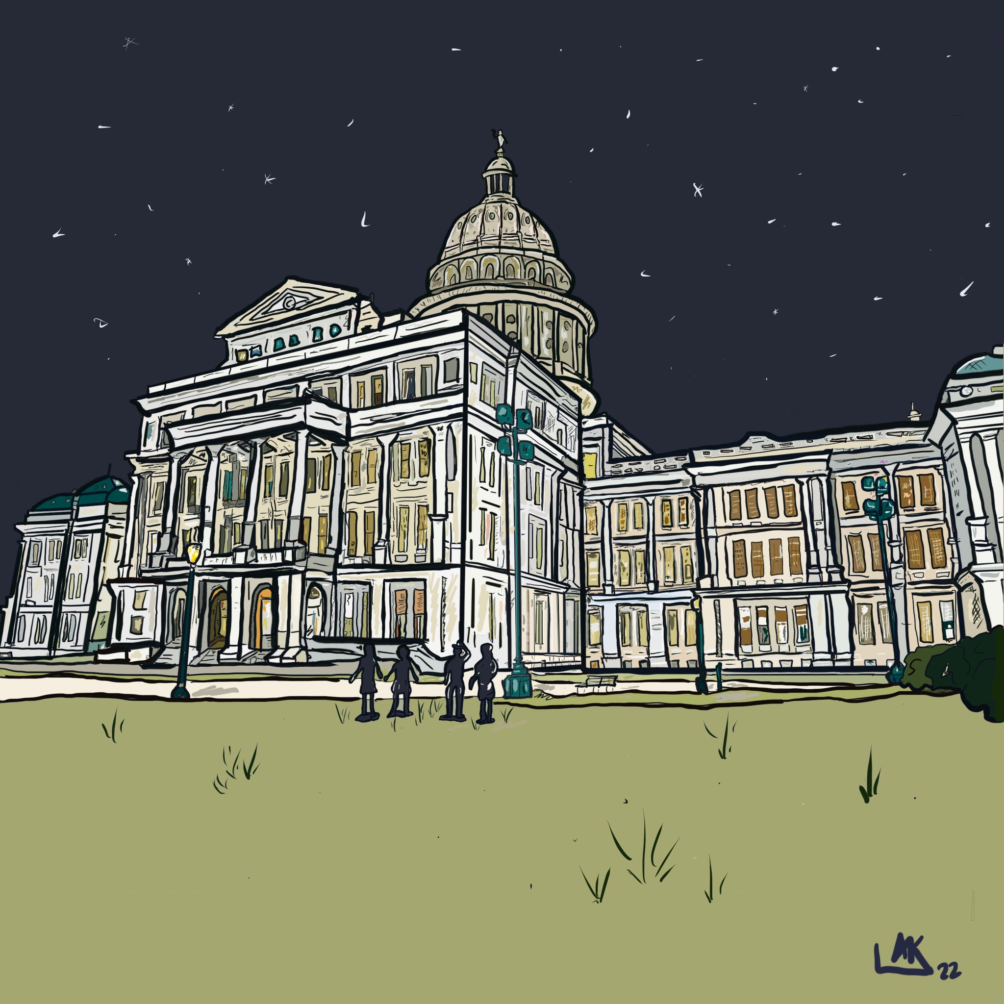 Lights Out at the Texas Capitol - Digital Download